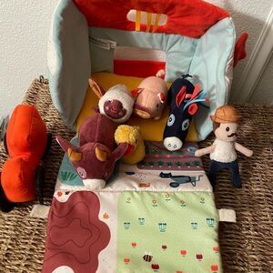 Lilliputiens My First Farm HTF Set Plush Soft Fabric